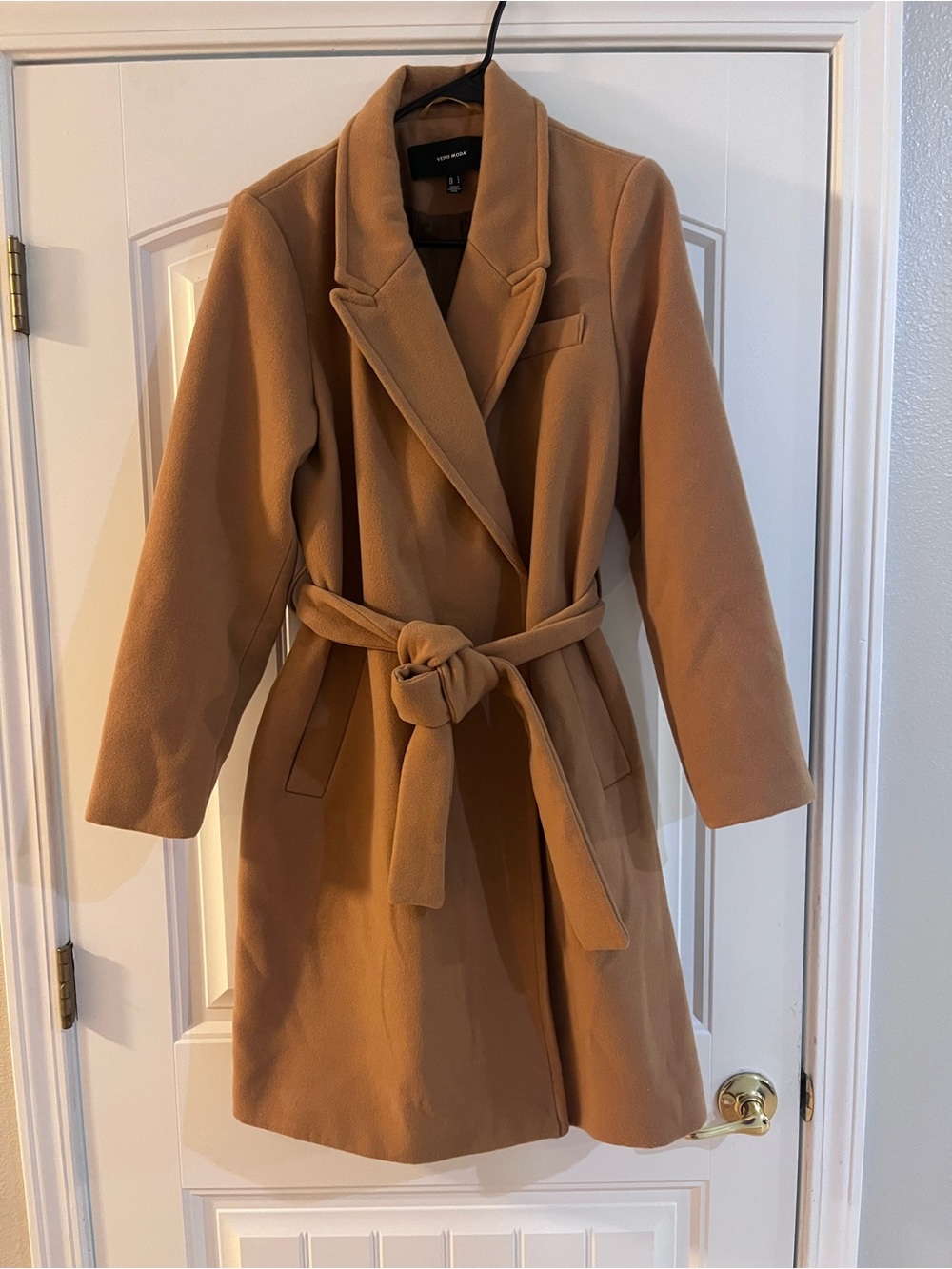 Vero Moda Camel Belted Trench Coat